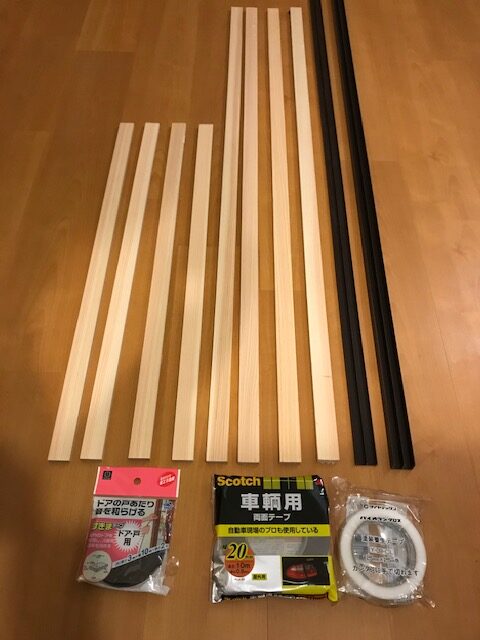 簡単 失敗なしの内窓の作り方 準備 還暦からのdiy